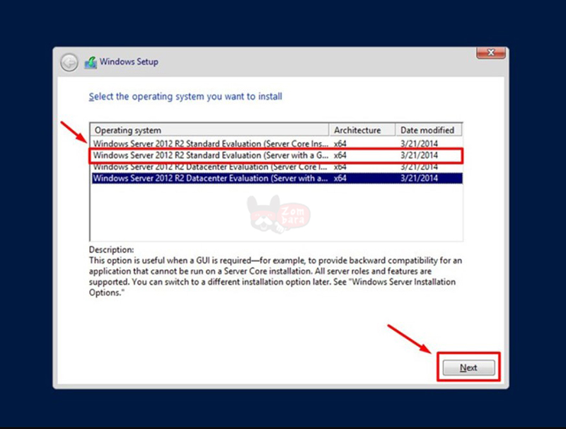 Download and install Windows Server 2012 R2 Standard