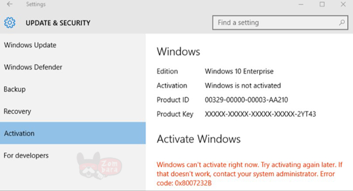 How to activate Windows 10 Enterprise license