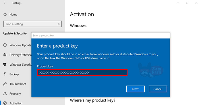 Windows 10 Enterprise license activation