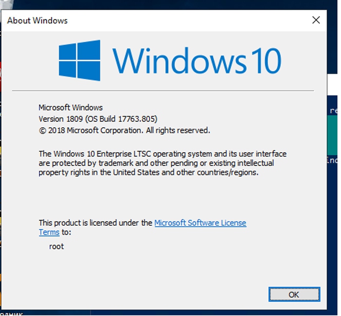Windows 10 Enterprise LTSC 2019 key