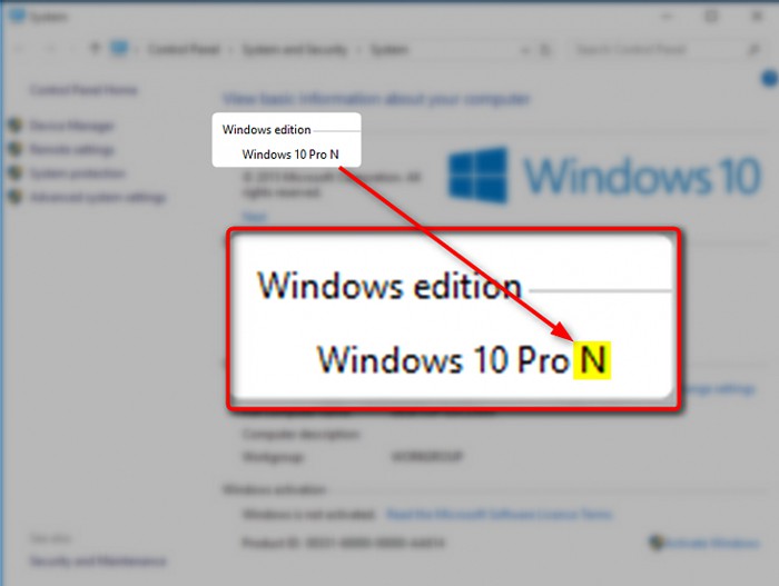 Windows 10 Pro N Key Global
