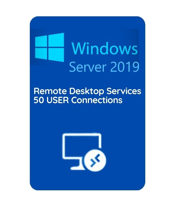 Windows Server 2019 Remote Desktop Services 50 USER Connections