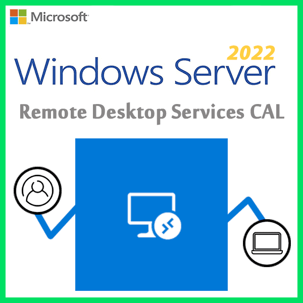 Windows Server 2022 Remote Desktop Services Device Connections (50) Cal Key Global