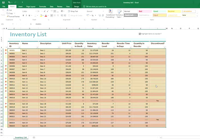 excel office 2016 home and student