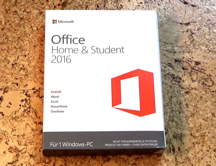 office 2016 home and student